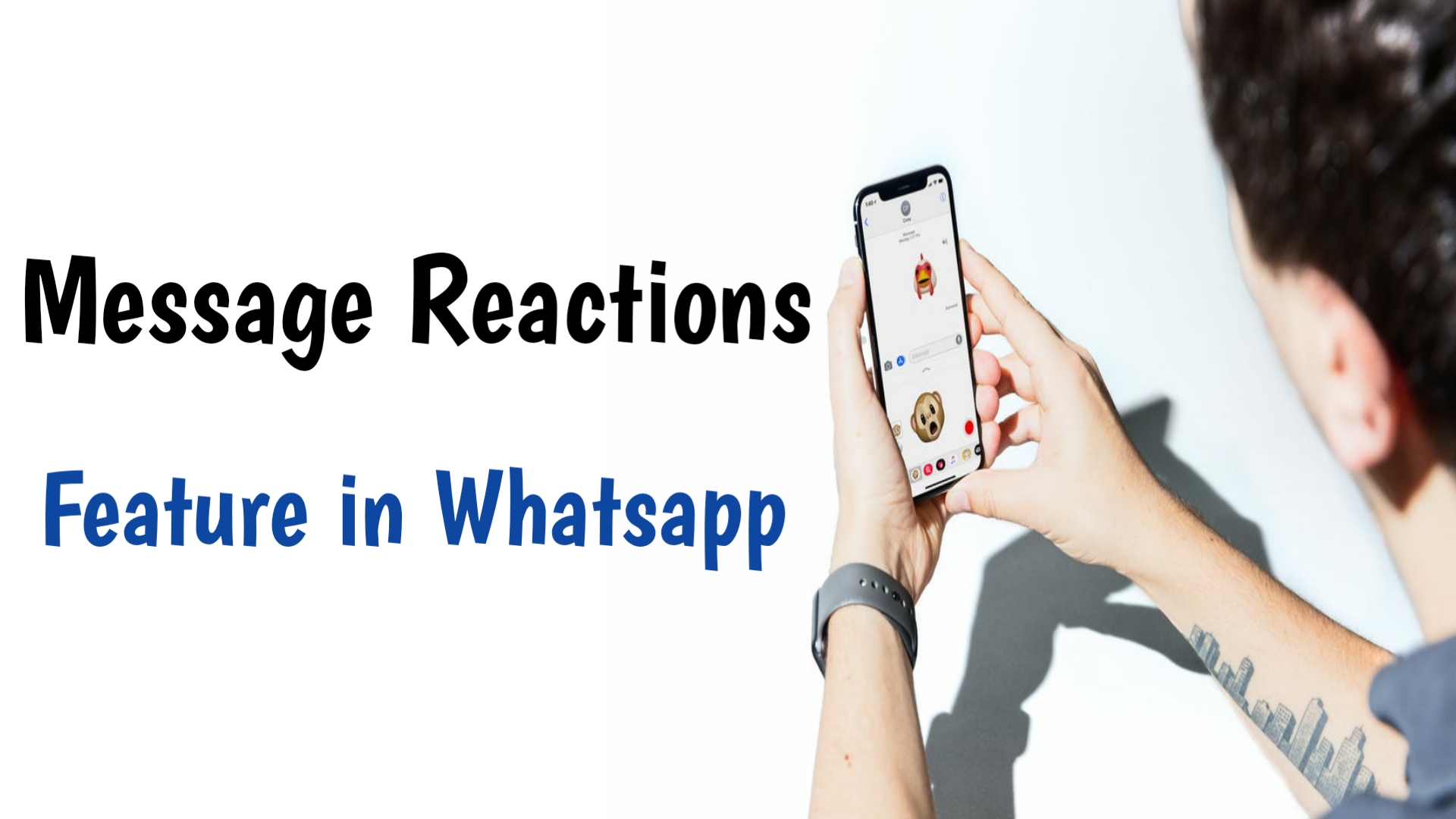 Work on testing the Message Reactions feature in WhatsApp