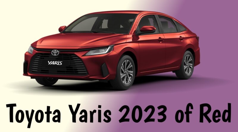Toyota Yaris 2023 of Kuwait Insurance.